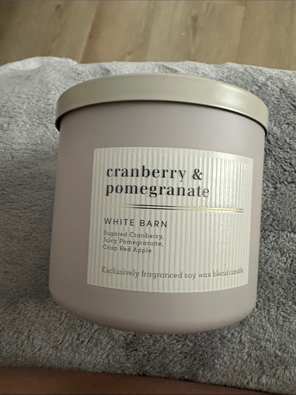 Cranberry & Pomegranate 3 wick Candle